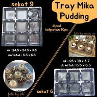 Mika MINI PUDDING PLATE CAKE BOX 9 SEASON 6 / MIKA PUDDING AND CAKE TRAY CONTENTS 9 SLOTS / MIKA MIN