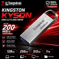 Kingston Original DataTraveler Kyson USB Flash Drive USB 3.2 Gen1 128GB 256GB 512GB Metal Pendrive f