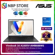 Asus Vivobook 16 A1605V-AMB688WS 16'' WUXGA Laptop Indie Black