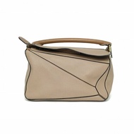 LOEWE Puzzle29幾何包中號沙色牛皮肩背包