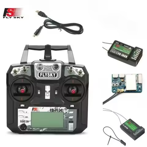FLYSKY FS-I6X I6X 2.4G 10CH AFHDS 2A Radio Transmitter Remote Controller with X6B / IA6B / A8S / IA1