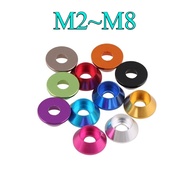 [Washer] Color Aluminum Alloy Washer Cup Head Screw Washer M2~M8
