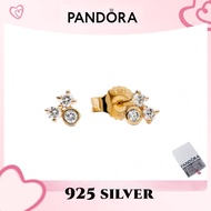 Latest Hot Selling 100% S925 Pure Silver Jewelry Earrings for Girls Pandora Era Lab-Grown Diamond Cl
