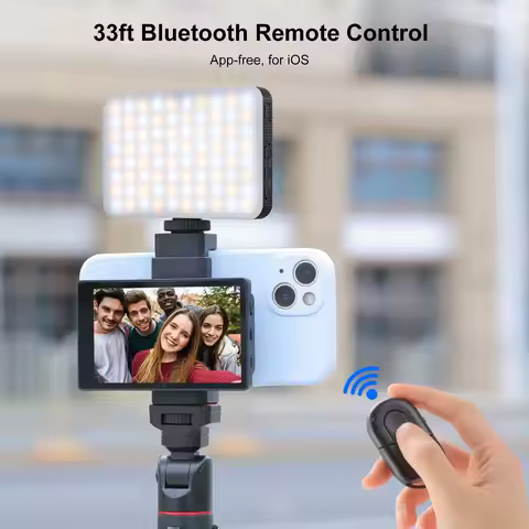 Kingma Phone Vlog Selfie Monitor Screen, Using Rear Camera for Selfie Vlog Live Stream TikTok, Compa
