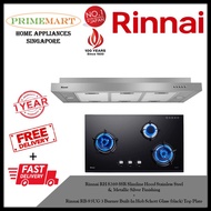 Rinnai RH-S269-SSR-T Slimline Hood + Rinnai RB-93UG 3 Burner Built-in Hob *BUNDLE DEAL - FREE DELIVERY