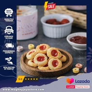 PROMO !!! HOTSALE !!! Kue Kering Strawberry Thumbprint 250 gram / kue thumbprint / kue nastar thumbp