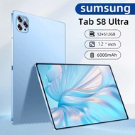 【Jualan Besar】Tablet Asli Baru SUNSUNG S8 Ultra Wifi 5G Dual SIM Dual Standby Tablet Belajar Kanak-kanak hp Tablet Tab Advan Gaming Tablet 12GB + 512GB Tablet Android 12 Inci Skrin Penuh Skrin Besar