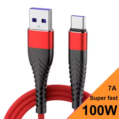 7A 100W 0.25M 1M 2M 3M USB Data Charger Cable Type C For Huawei P30 Pro Honor 9 10 20 50 Xiaomi mi R
