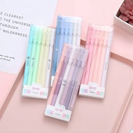 6 IN 1 Pastel Color Gel Pens 1 Set of 6 Cute Office School Stationery Pens