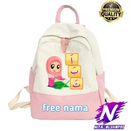 tas ransel anak perempuan backpack anak karakter muslim tas ngaji anak