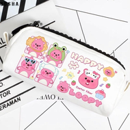 Túi đựng bút IBYB bút chì thiết kế dây kéo lớn dung tích lớn hộp bút hoạt hình Loopy Chiikawa quà tặ