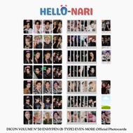 DICON VOLUME N 30 ENHYPEN (B-TYPE) EVEN-MORE Official Photocards ENHYPEN Photocard