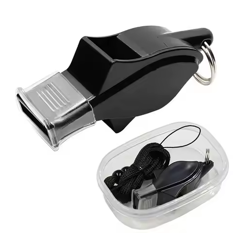 High Quality Sports Dolphin Whistle Seedless Plastic Whistle Professional Soccer Basketball Referee 