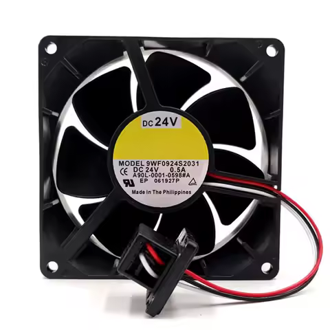 Cooling Fan 9WF0924S2031 DC 24V 0.5A 12W 9CM 9232 92*92*32mm 3-Wire 3-PIN interface