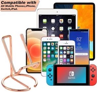 全城熱賣 - 铝制（粉金）简易手机支架，桌面必备配件。完美兼容iPhone、Switch、iPad等设备，支架支撑，轻松享受视频、游戏时光。时尚色彩，便捷生活，一触即享