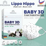 LIPPO HIPPO BABY 3D 4 LAYER SURGICAL FACE MASK