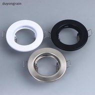 (duyongrain) LED Downlights Frame Round Fixture Adjustable Downlight Led Holders Cutout For GU10 Bul