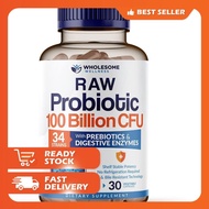 Organic Probiotics 100 Billion CFU, Dr Formulated Probiotics for Women, Probiotics for Men and Adults - 30 Capsules