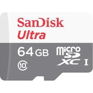 SanDisk 記憶卡 64G MicroSDXC 64GB UHS 讀取100M 另售 威剛 16 32 64G