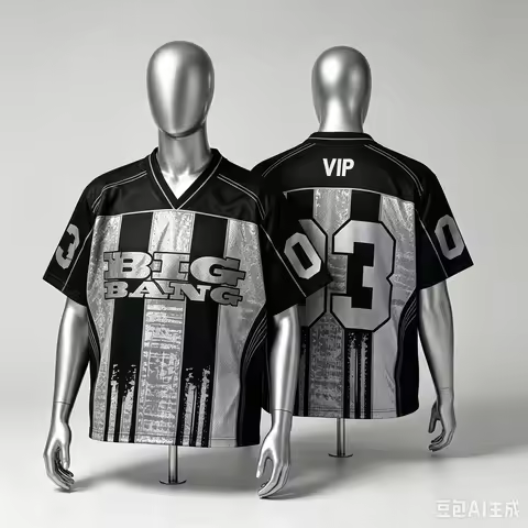 2026 Summer Bigbang Jersey Unisex Plus Size Fashion Street Top for Men & Women World Tour Concert Fa