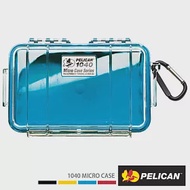 PELICAN 派力肯 1040 Micro Case 微型防水氣密箱-透明 (藍)