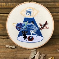 松果體-客製化刺繡21X21cm