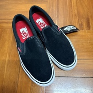Vans Slip-On Pro 黑麂皮滑板鞋US10