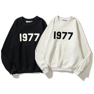 Plus size unisex High Street Sweater FOG Fear Of God Essentials New 1977 Digital Printed Casual Cott