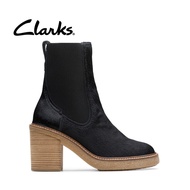 Clarks Womens Cassiano Top Chelsea Boots - Black Interest