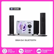 Speaker GMC 886H 2in1 Bluetooth Speaker Multimedia