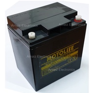 Motolite 12v 24Ah SLA Rechargeable Battery OM24-12 Valve Regulated Sealed Lead-Acid Battery 12 Volts