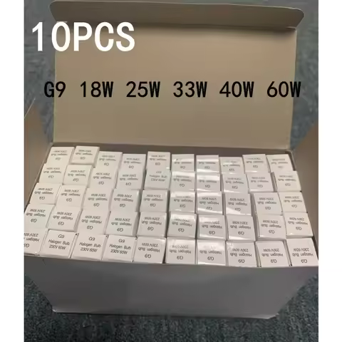 5/10PCS G9 230V 18W 25W 33W 40W 60W LED Lamp Bulbs Inserted Beads Crystal Lamp Halogen Bulb Eco Halo