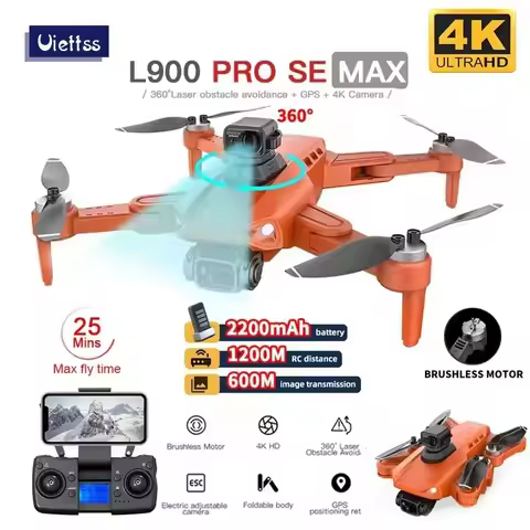 L900 Pro / SE / MAX Drone 4K Professional With Camera 5G WIFI 360 Obstacle Avoidance FPV Brushless M