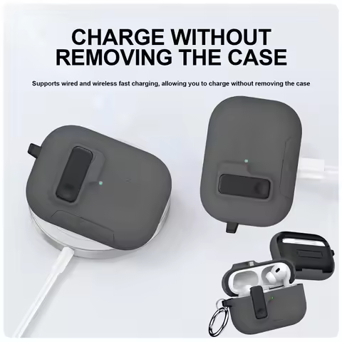 Case for AirPods Pro 3 (2025) with Secure Lock Protective Cover for Apple AirPod Pro 3rd Generation 