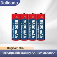 / /Alkaline 1.5V AA 9800mAh Rechargeable Battery with 9800mah Capacity for LED Light Toys.