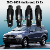 ZL Black Door Outer Handle Exterior Door Handle Fit For 2003-2009 Kia Sorento 82650-3E010 82660-3E01