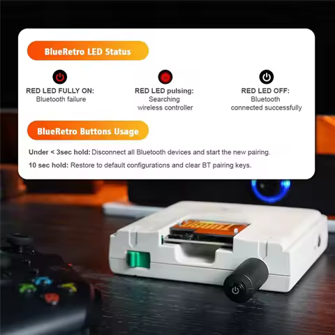 【B89E】Controller Adapter For PS5 Controller Adapter For PC Engine For 8Bitdo Switch Contorllers