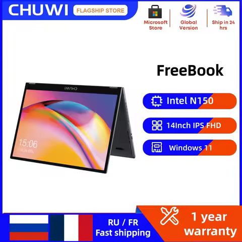 CHUWI FreeBook Tablet Laptop2-in-1 Intel N150 13.5'' FHD Touch Screen 16GB LPDDR5 RAM 512GB SSD WIFI
