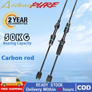 Artemis Fishing Rod Carbon Spinning Rod Casting Joran Pancing UL Power Solid Tip Micro-jigging Rod