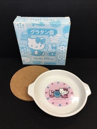 Sanrio Hello Kitty 2006年 Kitty和小兔子Cathy 烤盤, Pizza 碟