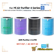 【HEPA Filter】OEM Compatible For Xiaomi Mi Smart Air Purifier 4 Lite / M17-FLP / AC-M17-SC Global Version Charcoal Carbon HEPA Filter 兼容小米净化器滤芯