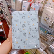 Snoopy 2026 New Schedule Book Student Multi-Function Color Page Punch Week Plan Notebook Kế Hoạch Th