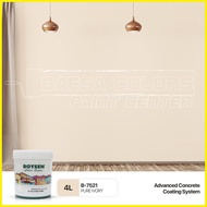 § ☌ ✧ BOYSEN PERMACOAT LATEX PAINT COLOR SERIES PURE IVORY B-7521-4L