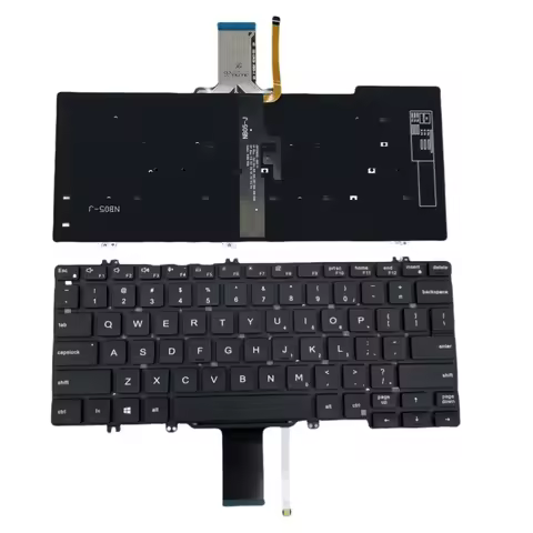 US Laptop Keyboard PK132EQ2B06 Backlit for DELL Latitude 5310, 5310 2in1, 5300 2 in 1, 5300, 7300, 0