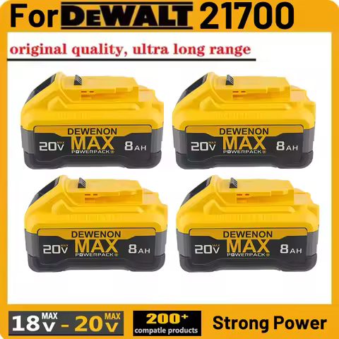 Dewenon original battery pack compatitble with 18V 20V XR POWERSTACK 10Ah Battery Pack for DCB1880-X