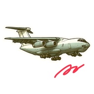 RBF IL-76 10CM STICKER S10-IL76