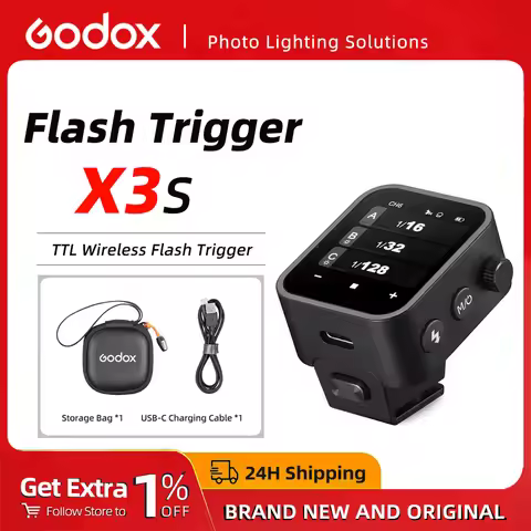 Godox X3 Flash Trigger Wireless 2.4G Transmitter Quick Charge OLED Touch Screen Compatible with Sony