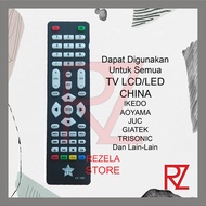 Remot TV Remote LCD LED CHINA/CINA/IKEDO/AOYAMA/GIATEK/JUC