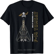 F-14 Tomcat Jolly Rogers VFA-103 Jet Airplane Profile T-Shirt Unisex T Shirt Cotton Fitness Tees