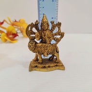 Brass Durgai Amman Handicraft Religious Goddess Maa Durgai MATA Idol Sculpture for Home  (Durga 3.5 